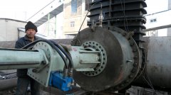 带压开孔施工现场