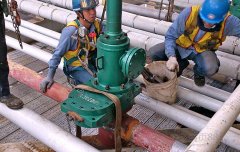带压开孔施工现场