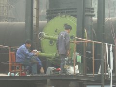 带压开孔施工现场