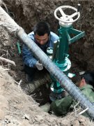 带压开孔施工现场