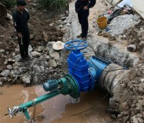 带压开孔施工现场